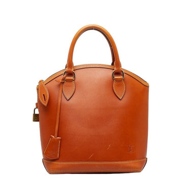 LOUIS VUITTON Nomad Lockit Handbag M85388 Orange Leather Women's