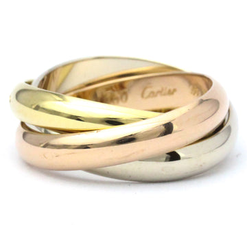 CARTIER Trinity Pink Gold [18K],White Gold [18K],Yellow Gold [18K] Fashion No Stone Band Ring Gold