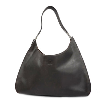 GUCCIAuth  Shoulder Bag 001 3767 Women's Leather Brown