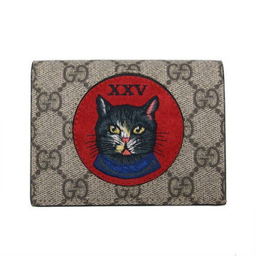 GUCCI GG Supreme Mystic Cat Wallet