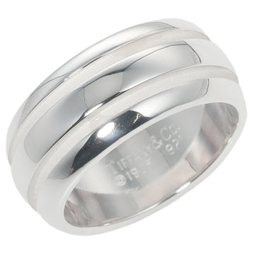 TIFFANY Atlas Grooved Double Line Silver 925 No. 13.5 Women's Ring