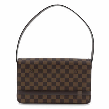 LOUIS VUITTON Tribecaron Shoulder Bag Damier Canvas Brown TH0065 Ladies