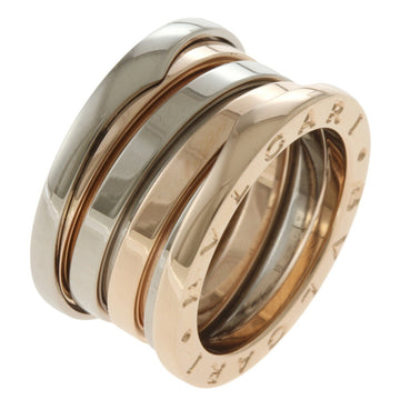 BVLGARI Perfect Mistake B-zero.1 B zero one 4 band #49 Ring No. 8 18K K18 Pink Gold Women's