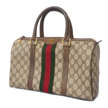 Gucci Sherry Line Women's GG Supreme 69 012 3842 Boston Bag,Handbag Beige