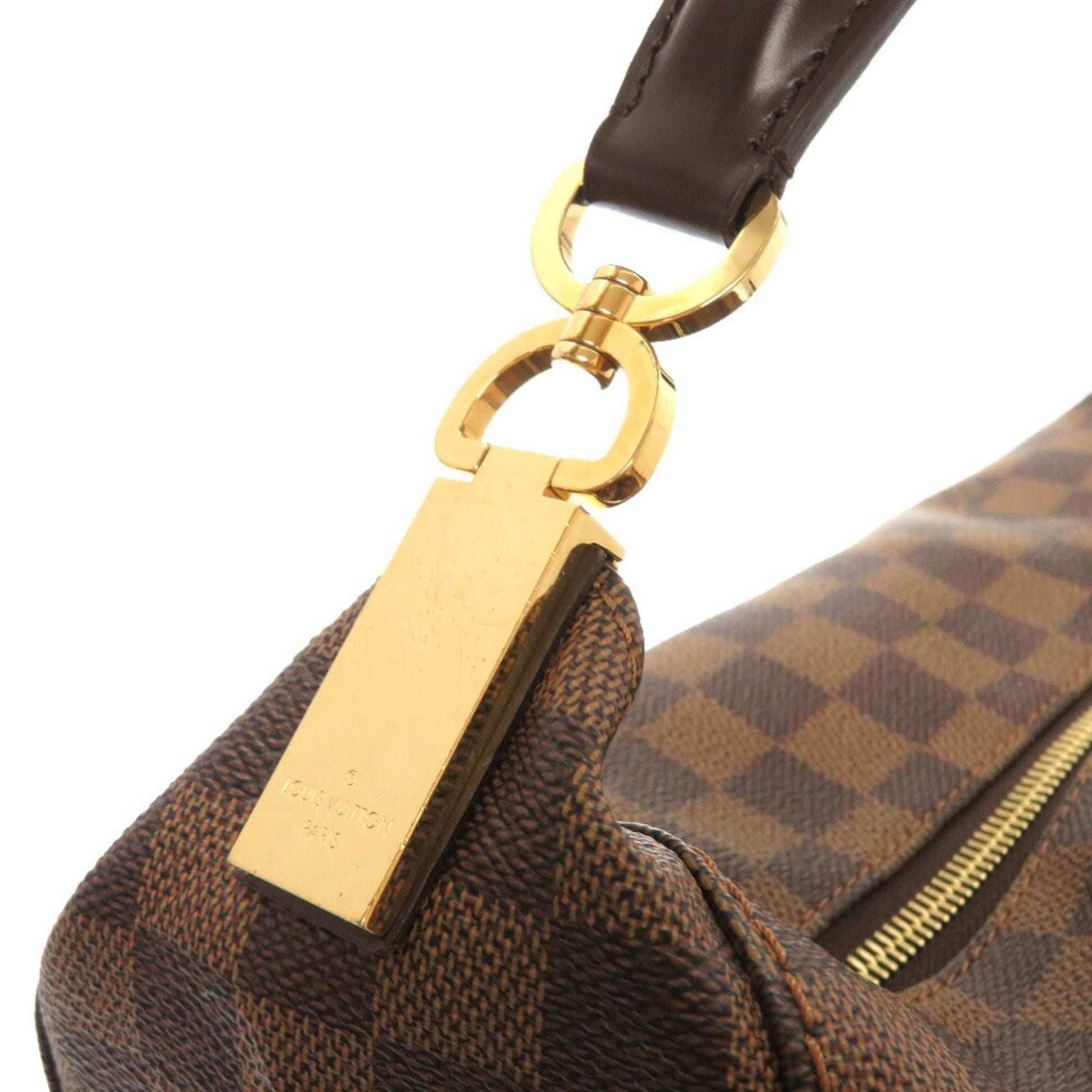 Louis Vuitton Shoulder Bag Damier Handbag Portobello Pm N41184 Brown Ladies