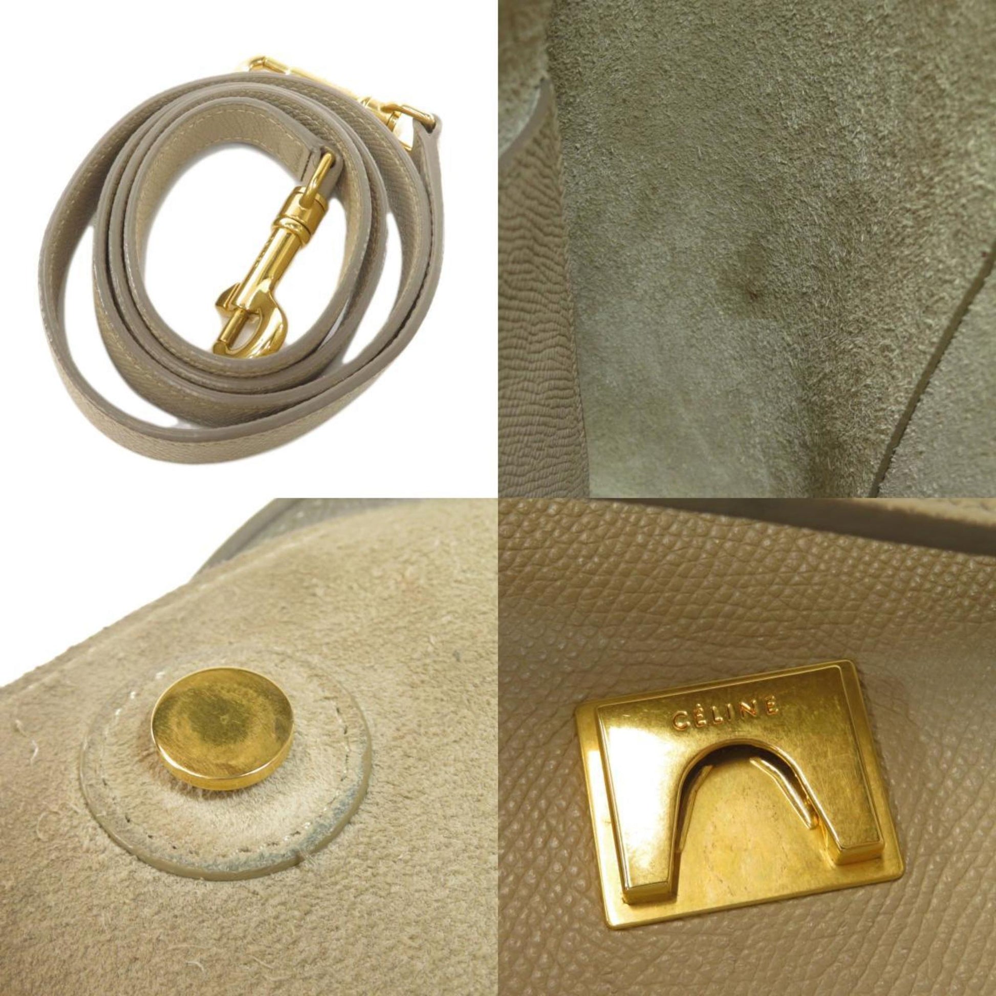 Celine Belt Nano Handbag in Gold Laminated Calfskin Leather new with d –  AvaMaria