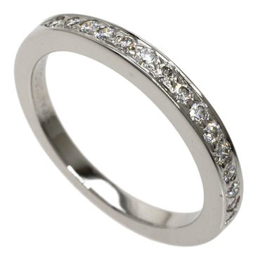 TIFFANY Channel Setting Half Diamond Ring Platinum PT950 Ladies &Co.