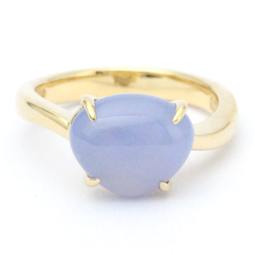 BVLGARI Mediterranean Eden Ring Yellow Gold [18K] Fashion Chalcedony Band Ring Gold