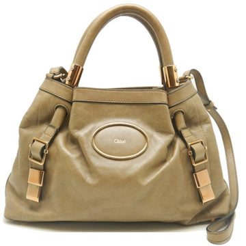 CHLOeChloe  2WAY Bag Victoria Leather Beige Crossbody 151167