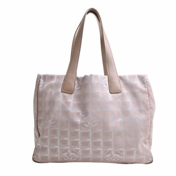 CHANEL Nylon New Line MM Tote Bag A15991 Beige Ladies