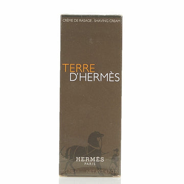 HERMES tail de 150ml shaving cream brown glass men's