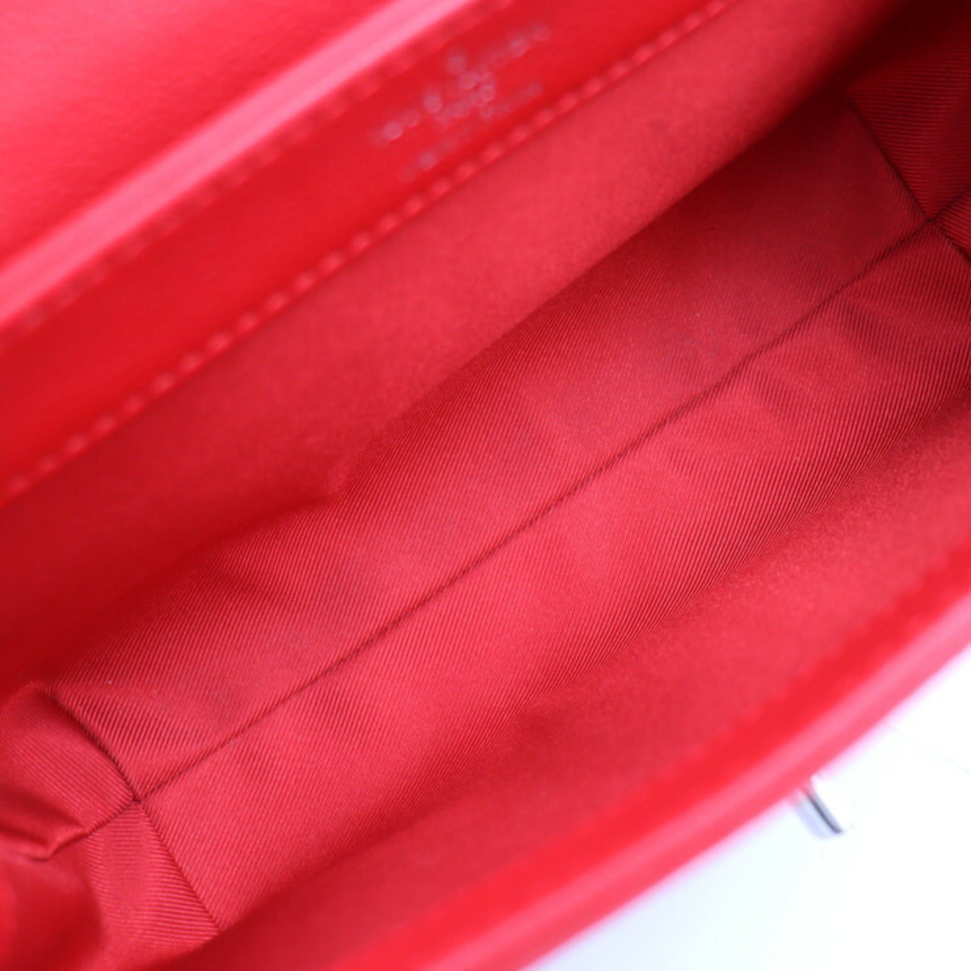 LOUIS VUITTON Louis Vuitton Lock Me 2 BB Shoulder Bag M51202 Calf Ruby  Silver Hardware 2WAY