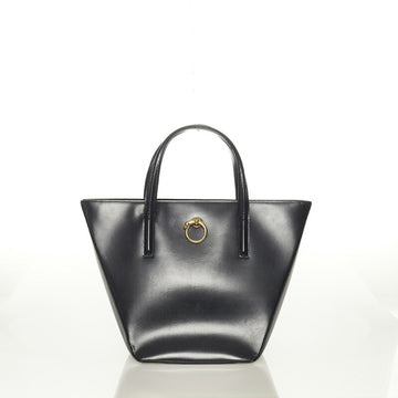 Cartier Panth??re black leather handbag shoulder bag ladies CARTIER