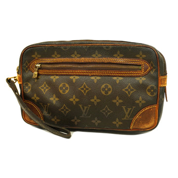 LOUIS VUITTONAuth  Monogram Marley Dragonne GM M51825 Women's Clutch Bag