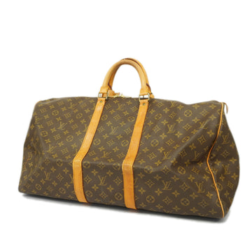 LOUIS VUITTONAuth  Monogram Keepol 55 M41424 Men,Women,Unisex Boston Bag