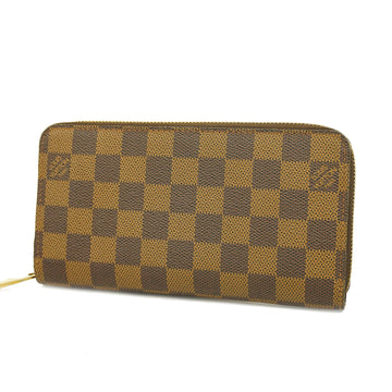 LOUIS VUITTONAuth  Damier Zippy Wallet N60015 Women's Long Wallet [bi-fold]