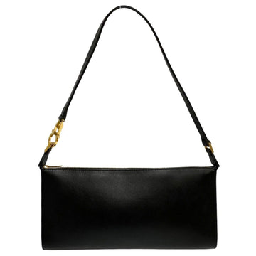 SALVATORE FERRAGAMO Gancini Hardware Leather Genuine Mini Handbag One Shoulder Bag Black