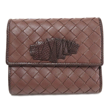 Bottega Veneta Intrecciato Bi-Fold Wallet Calf Ladies