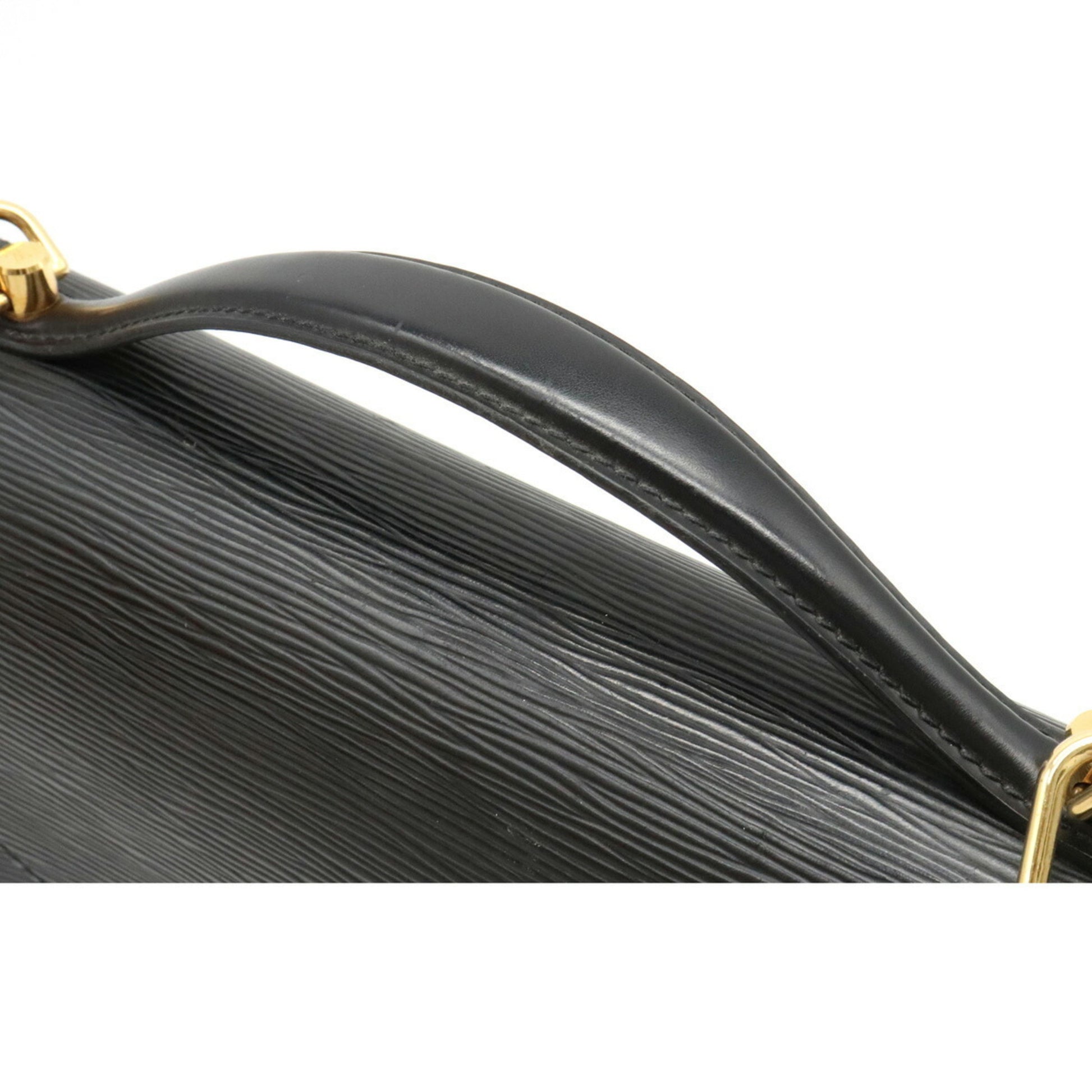 LOUIS VUITTON Handbag M52122 Monceau 28 2WAY Epi Leather Black Noir Women  Used