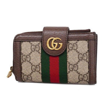 GUCCI Wallet/Coin Case Ophidia 699353 1147 Brown Women's