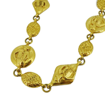 CHANEL Choker Mademoiselle GP Plated Gold Ladies