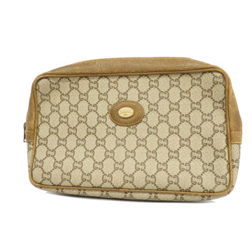 GUCCIAuth  GG Plus Clutch Bag Women's Beige