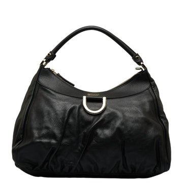 GUCCI Abbey Shoulder Bag 189833 Black Leather Women's
