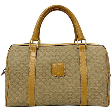 Celine Boston Bag Beige Macadam M05 Handbag PVC Leather CELINE Triomphe Ladies