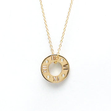 TIFFANY Atlas Pierced Diamond Necklace Pink Gold [18K] Diamond Women,Men Fashion Pendant Necklace