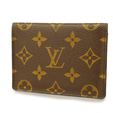 LOUIS VUITTONAuth  Monogram Porto 2 Cult Vertical Pass Case M60533 Unisex