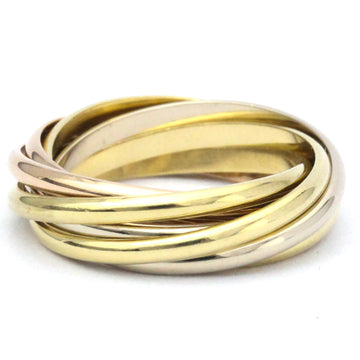CARTIER Trinity Ring 7 Rows Pink Gold [18K],White Gold [18K],Yellow Gold [18K] Fashion No Stone Band Ring Gold