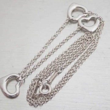 TIFFANY&Co. Necklace Triple Heart Silver 925 Ladies