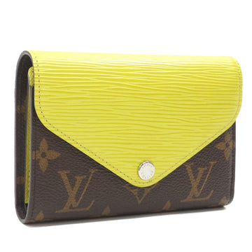 LOUIS VUITTON Trifold Wallet Monogram Epi Portefeuille Marie Lou Women's M60427 Pistache