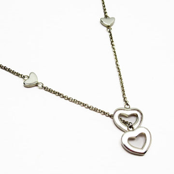 TIFFANY&Co. necklace heart link lariat silver Ag925
