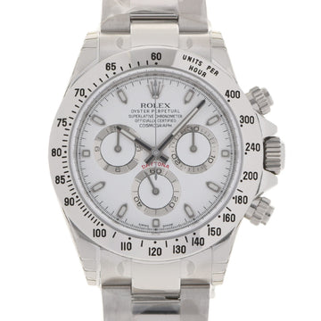 Rolex Daytona 116520 Men's SS Deadstock Watch Automatic White Dial