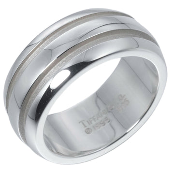 TIFFANY Atlas Grooved Double Line No. 16 Ring Silver 925 &Co. Women's