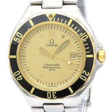 OMEGAPolished  Seamaster Professional 18K Gold Steel Watch 396.1042 BF559175