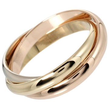 CARTIER Trinity No. 8 Ring 4.82g K18 Gold YG PG WG