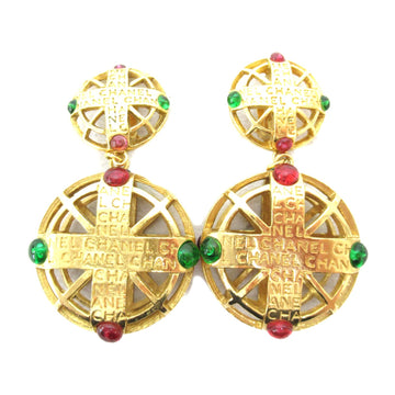 CHANEL Earring Earring Gold Gold Plated Gold