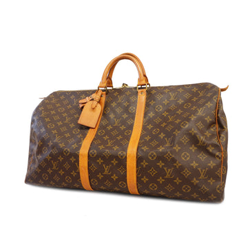 LOUIS VUITTONAuth  Monogram Keepol 55 M41424 Men,Women,Unisex Boston Bag