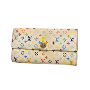 LOUIS VUITTONAuth  Monogram Multicolore Portefeuille Sarah M93744 Women's Long