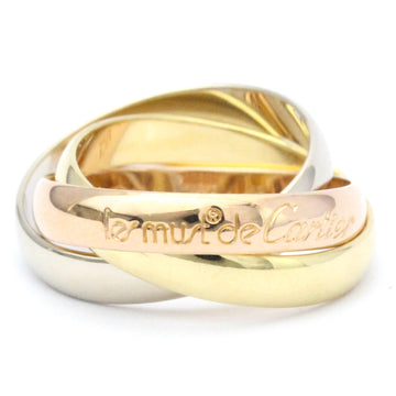 CARTIER Trinity Pink Gold [18K],White Gold [18K],Yellow Gold [18K] Fashion No Stone Band Ring Gold