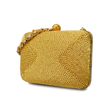 Chanel Women's Shoulder Bag Gold