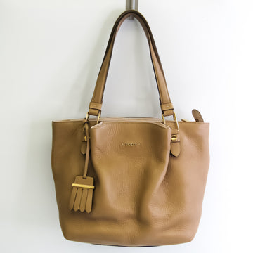 TOD'S Women's Leather Handbag Beige