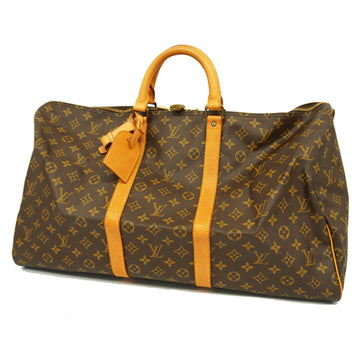 LOUIS VUITTONAuth  Monogram Keepol 55 M41424 Men,Women,Unisex Boston Bag