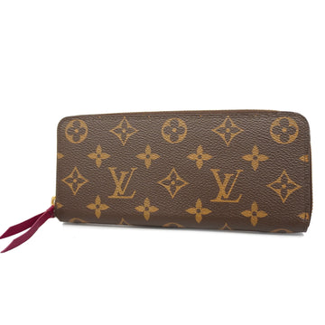 LOUIS VUITTONAuth  Monogram Portofeuil Clemence M60742 Women's Long Wallet