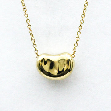TIFFANY Bean Yellow Gold [18K] No Stone Women,Men Fashion Pendant Necklace [Gold]