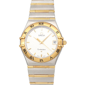 OMEGA Constellation Combi 1212 30 Men's Watch Date Ivory Dial YG Yellow Gold Quartz