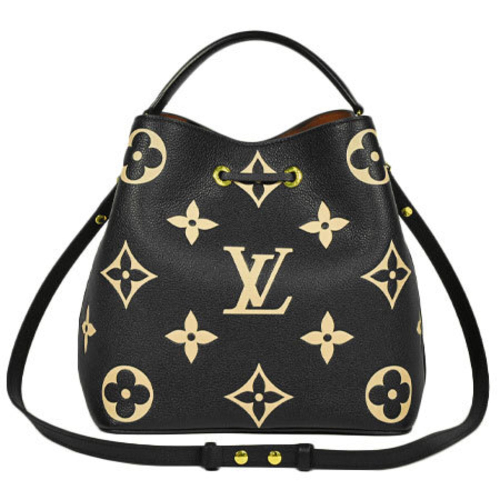Auth Louis Vuitton Monogram Empreinte 2way Bag Neonoe MM M45497
