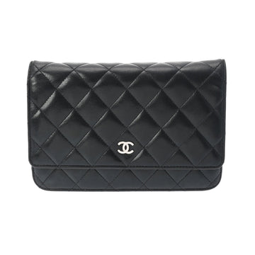 CHANEL Matelasse Chain Black A33814 Women's Lambskin